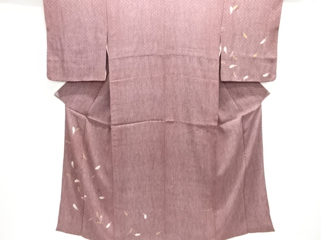 大正ロマン　羽根模様着物